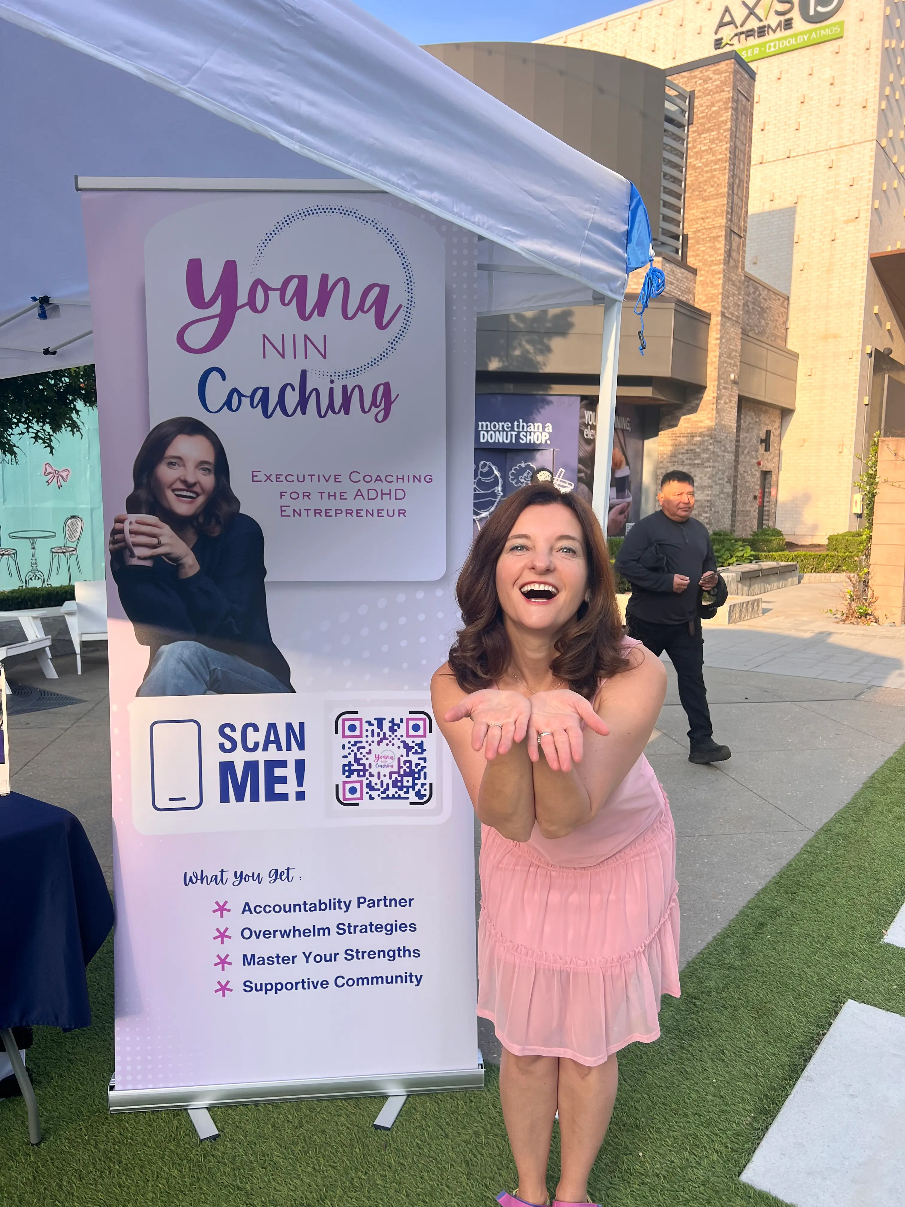 Candid moment from Relay for Life event