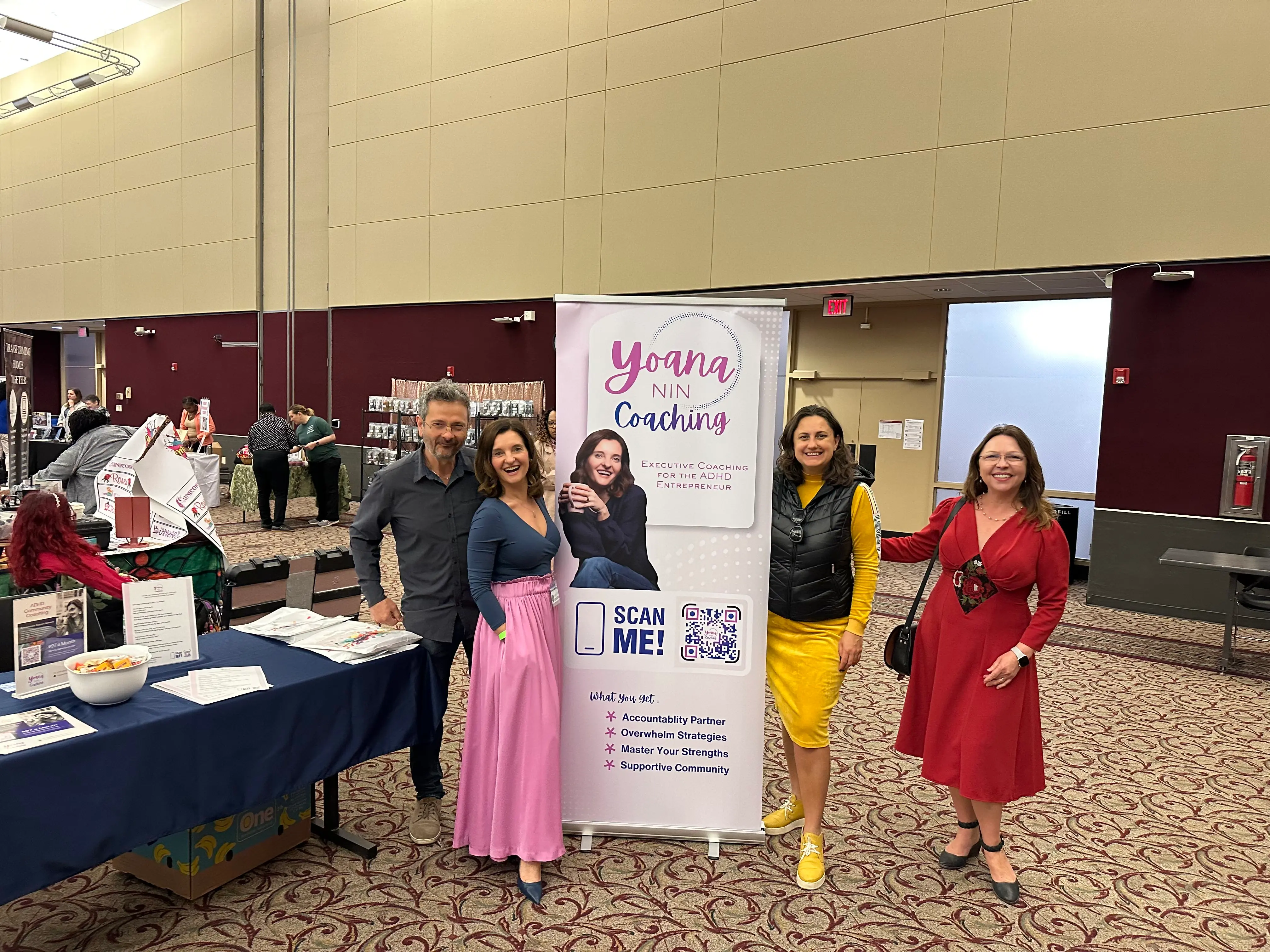 Group photo from the Women's Day Expo event