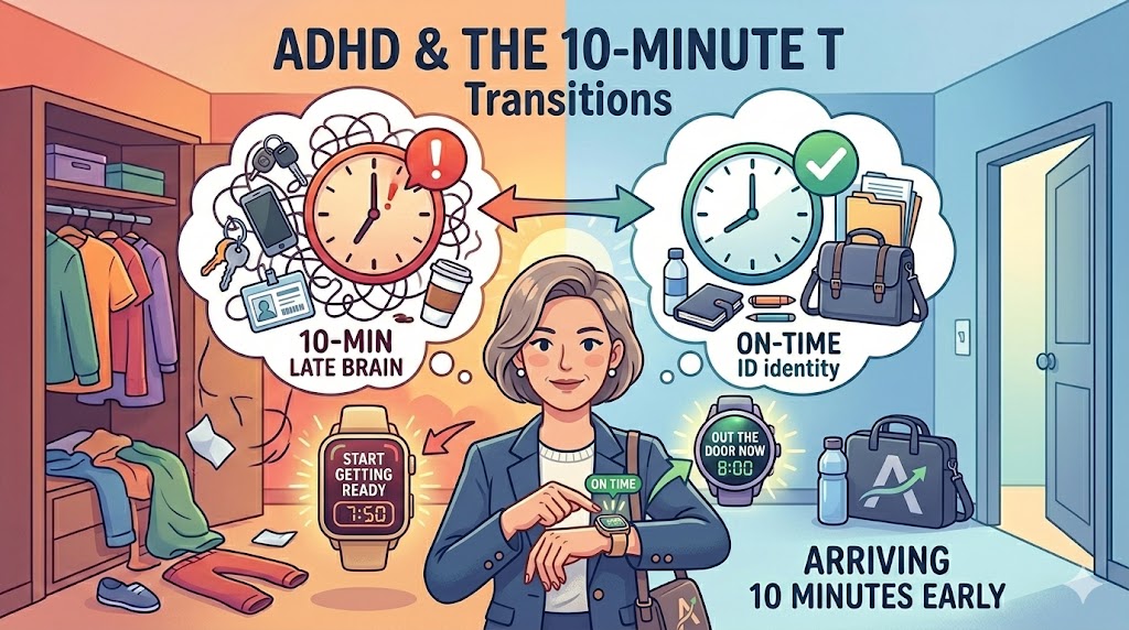 Stop Being “Just 10 Minutes Late” When You Have ADHD